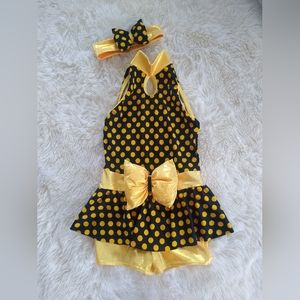 Stuck on you shortall a wish come true dance costume xsc size 4